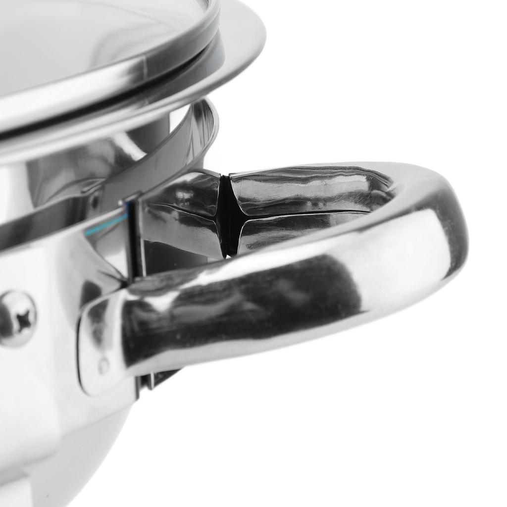 Набор для подогрева мармитов, гуманизированный набор для шведского стола, 4,5 л, крышка из пищевого стекла, нержавеющая сталь, съемная, со спиртовой печью для вечеринки