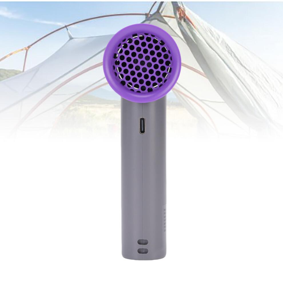Portable Handheld Fan, Gray, 3600mAh, USB Rechargeable, Quiet & Adjustable