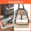Durable Beige Dog Car Seat Carrier Breathable Pet Travel Bag For Safe Journeys