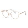 53101 Cat Eye Anti Blue Metal Brand Glasses Frames Women Optical Fashion Computer Eyeglasses