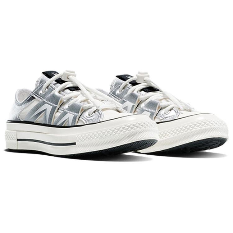 Converse 1970s Low top Skateboard Shoes Unisex Silver A15188C