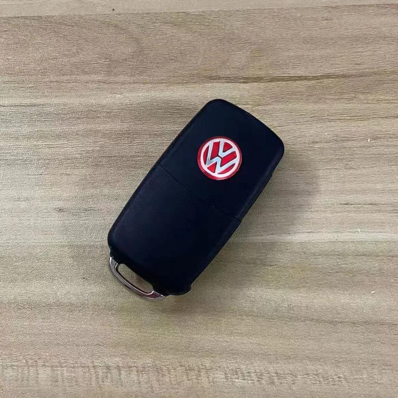 Car Key Sticker Auto Control Keychain Badge Accessories For Volkswagen VW Rline R GTI Golf Polo Passat Magotan Tiguan Bora Jetta