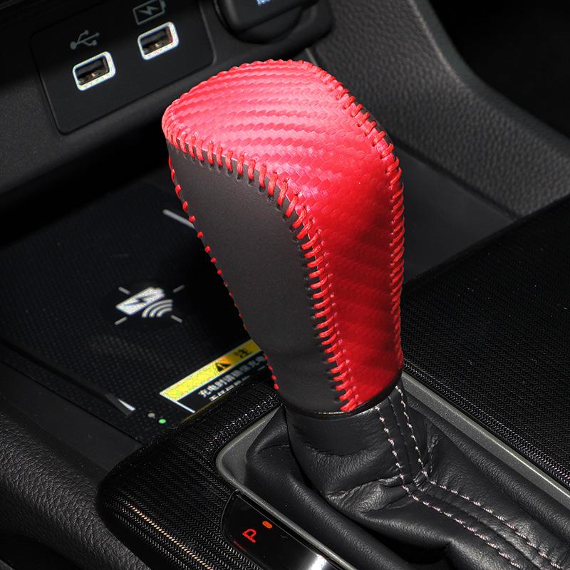Автомобильная ручка переключения передач, чехол для Honda Civic Fit XRV Honda Accord CRV Inspire HR-V Crider, кожаная ручка переключения передач