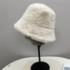 Winter New Thickened Imitation Rabbit Fur Plush Bucket Hat Women's Northern Outdoor Cold Protection Ear Cover Hat Tide