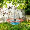 Solar Bird Baths Hangable Shower Bowl Solar Fountain For Bird Bath With Water Pumping Birdbath For Outdoor Garden
