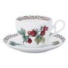 Noritake Orchard Garden Чашка с блюдцем как для кофе, так и из костяного фарфора & (для чая), 250 куб. см, Безопасно для микроволновой печи, Фарфор, T97887/4911