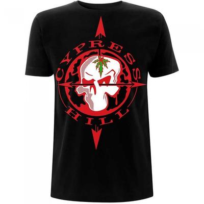 Cypress Hill Футболка с черепом унисекс для взрослых