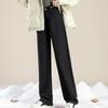 Осенняя уличная одежда, свободные джинсовые джинсы, модные однотонные джинсы, повседневные брюки с высокой талией, модные женские джинсовые брюки Pantalon 29284