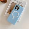 2 In 1 Candy Color For Magsafe Matte Case For iPhone 16 Plus 15 14 13 12 11 Pro Max Magnetic Wireless Charging Shockproof Phone Cover