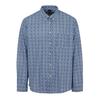 Fabric Mens Floral Poplin Long-Sleeved Shirt