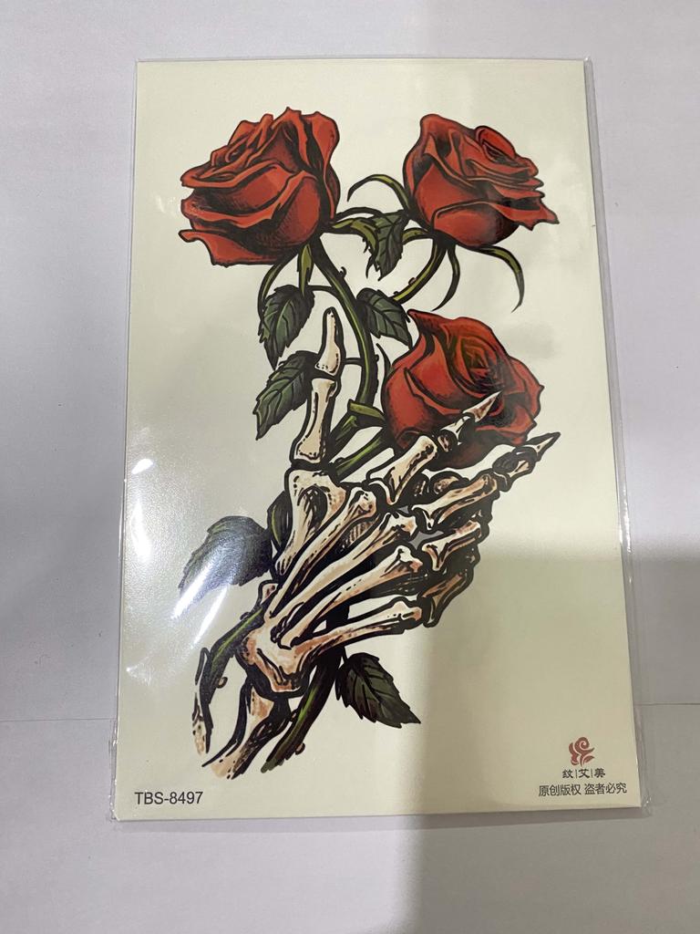 Tattoo Stickers Temporary Butterfly Arm  Leg Tattoo Stickers For Women temporary tattoo Rose Flower Sheet  High Quality