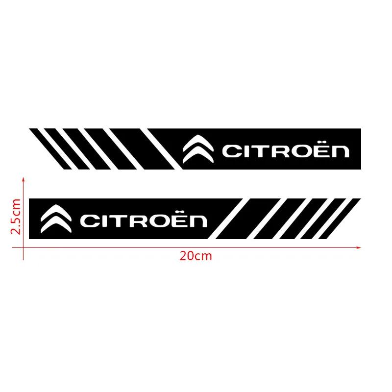 2PCS Car Styling Rearview Mirror Decoration Sticker Emblems For Citroen C1 C2 C3 C4 C5 Berlingo Xsara C8 C4L DS3 DS4 DS5LS DS6 ajy256