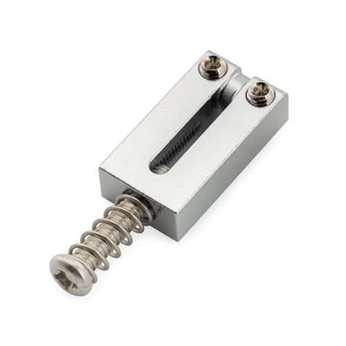 Musiclily Ultra 10,5 мм Латунные бриджевые сёдла для электрогитар ST Strat/TL Telecaster, Хром (Набор из 6)