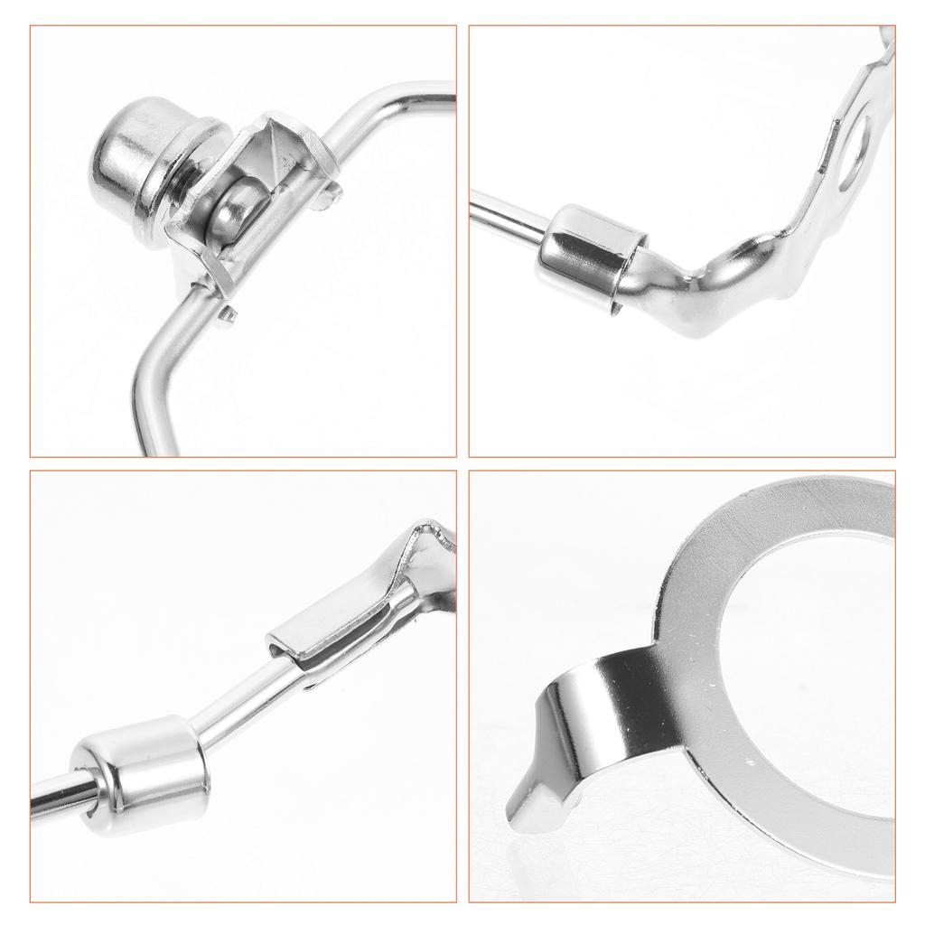 1 комплект Сверхпрочный латунный держатель арфы для лампы, адаптер из пластика, каркас-кронштейн для основания, абажур, освещение, каркас абажура