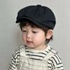 Модный детский берет однотонный с вышивкой буквы детская кепка газетчика повседневная для мальчиков и девочек солнцезащитная шляпа