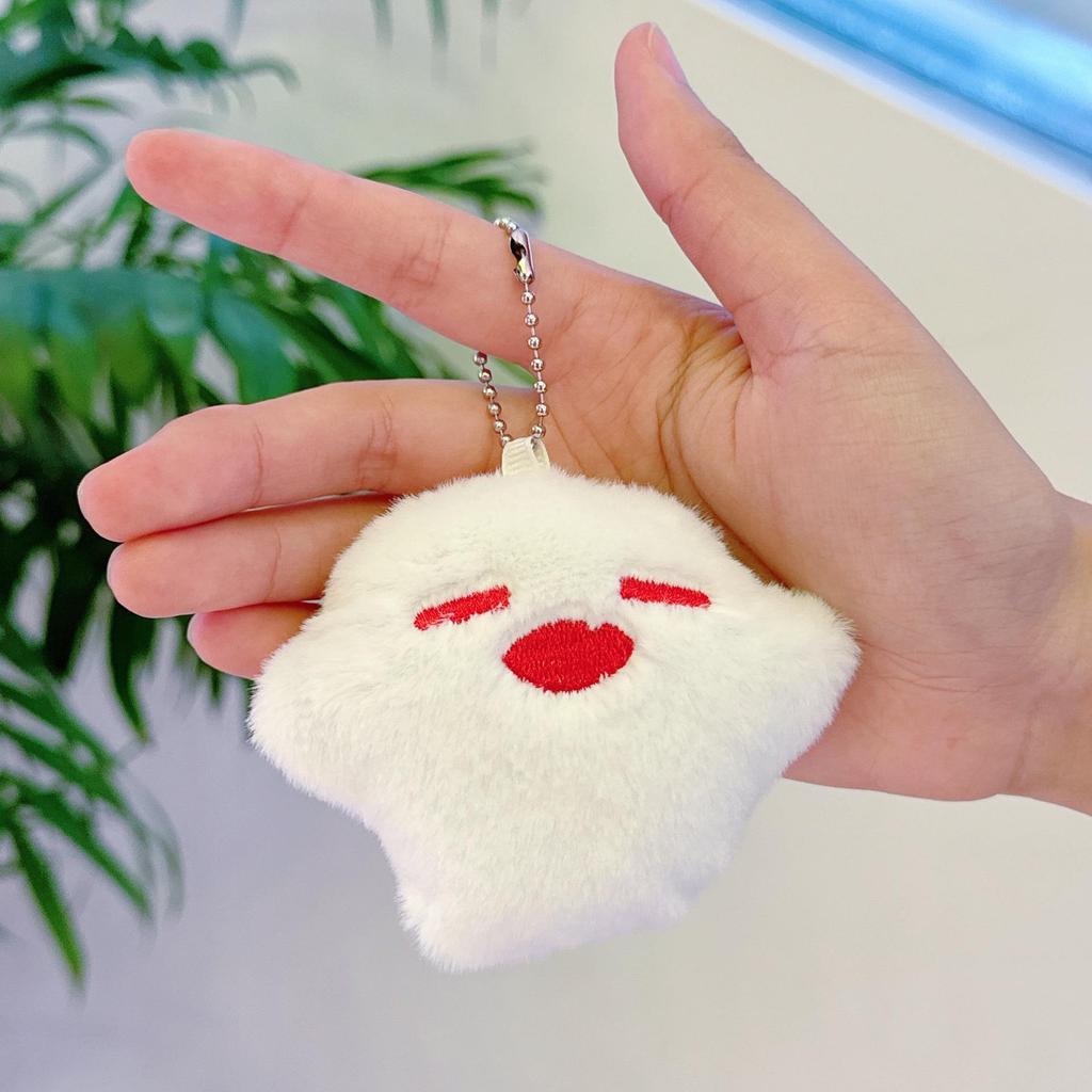 Хэллоуин Плюшевый Кулон в виде Привидения - Милое Украшение для Рюкзака и Подарок для Студента