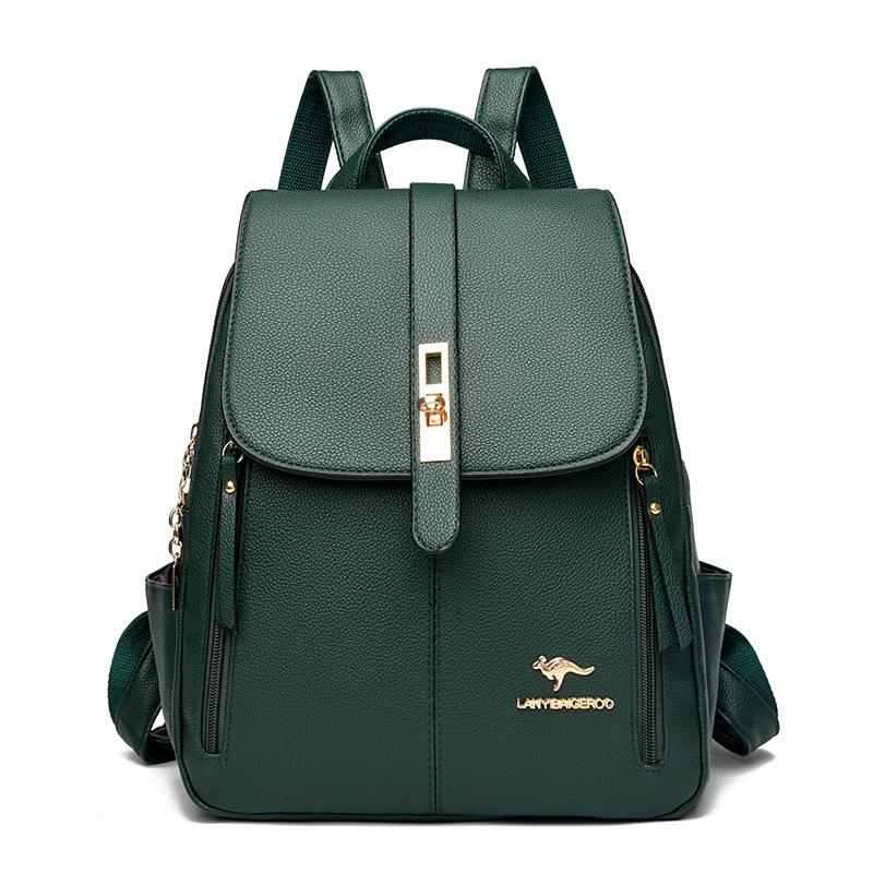 Новый женский рюкзак большой вместимости, модный, универсальный, повседневный, простой, ретро, на одно плечо, с перекрестными скользящими петлями