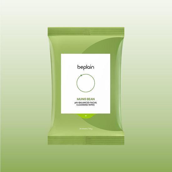 BEPLAIN Green Bean Mildly Acidic Cleansing Water Tissue 20 Sheets