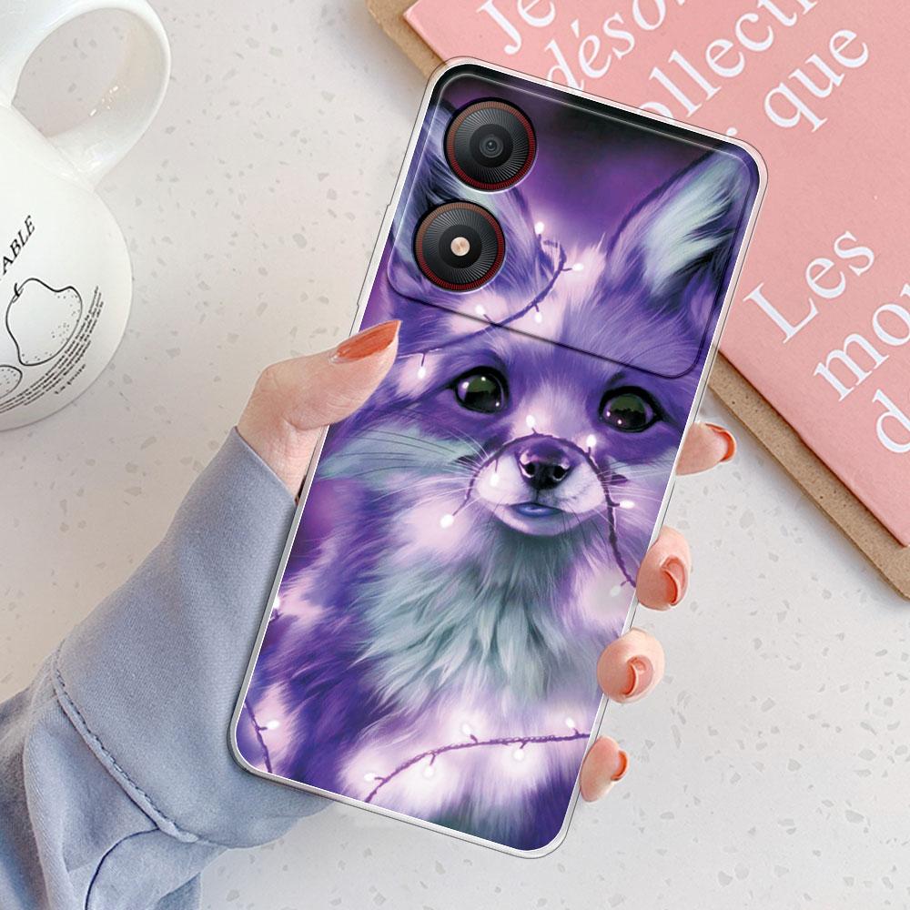 For ZTE Blade A34 Case For ZTE Blade A54 Cover Fashion Clear Protect Soft Silicone Phone Cases For ZTE Blade A34 A54 Coque Funda
