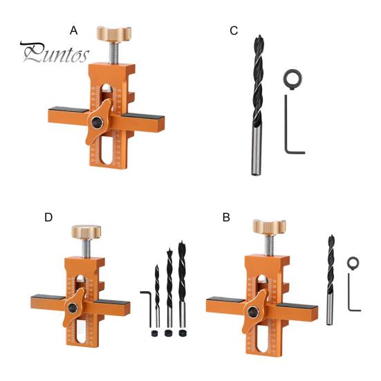 Регулируемый инструмент для сборки дверцы шкафа с набором сверл Портативный позиционер для установки дверцы шкафа Инструмент для деревообработки