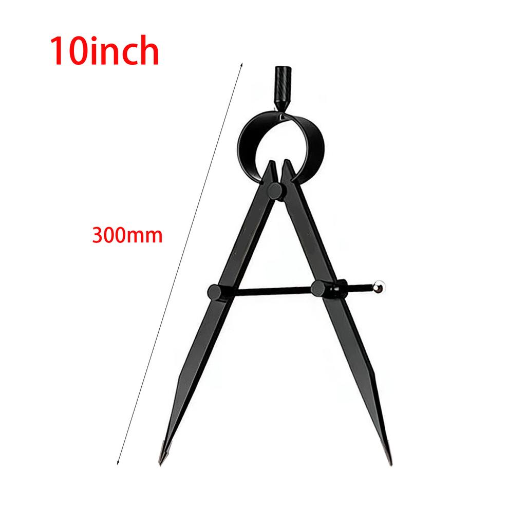 Wing Divider with Spring Mechanism Adjustable Industrial Marking Gauge 6 8 10 12 14 Inch for Metalworking and Carpentry