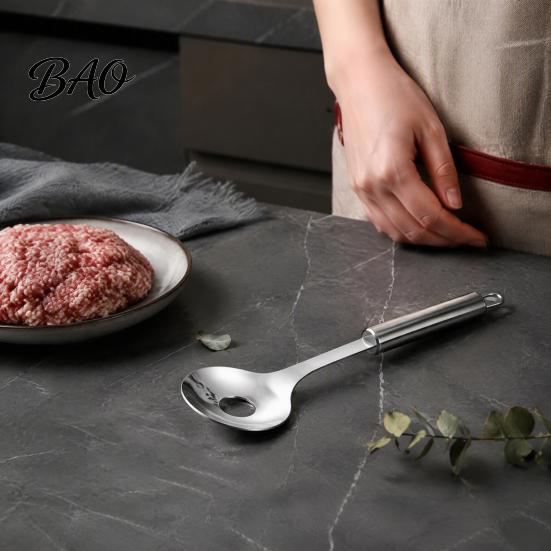 Professional Food Prep Tool 304 Stainless Steel Meatball Maker Scoop, Hand Press Scoop for Fish Shrimp Hot Pot Balls, Non-Stick Meat Ball Forming