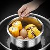 Корзина для пароварки с мелкой сеткой, ручкой и подставкой, корзина для слива воды, подставка для варки на пару, овощи