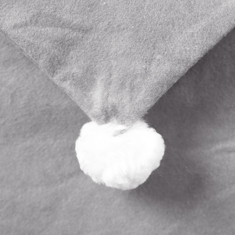 Чехлы для стульев в рождественских шляпах, чехлы для стульев на рождественский стол, декор для рождественской вечеринки