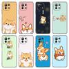 Cute Corgi Dog Phone Case For Xiaomi Mi POCO X3 NFC GT M4 M3 12 11T 10T Pro A3 11 Lite NE 5G 12X 11i F3 Soft TPU Black Cover