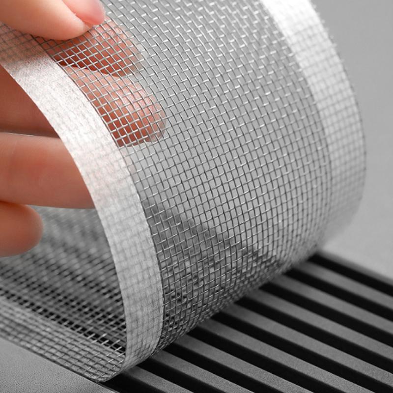 Ремонтная лента для окон и дверей, Клейкая заплатка для заделки разрывов, дыр, порезов, Самоклеящаяся сетчатая пленка для ремонта москитных сеток