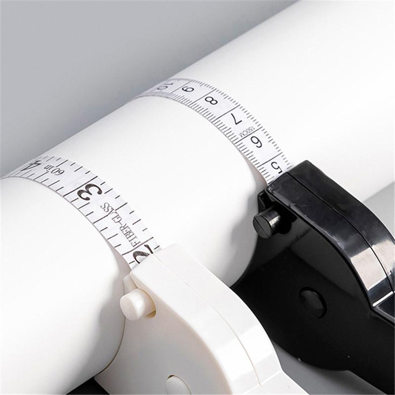 Автоматическая телескопическая лента для измерения тела 150 см/60 дюймов, швейная линейка, инструменты, самоубирающаяся, для похудения
