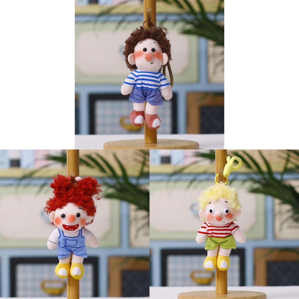 Plush Doll Keychain With Cartoon Design For Backpack Decoration And Gift For All Ages