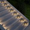 4PCS Solar Step Lamp Outdoor Home Garden Staircase Patio Lights Steps Walkway Lights Solar Lamp Outdoor LED Decorative Lights