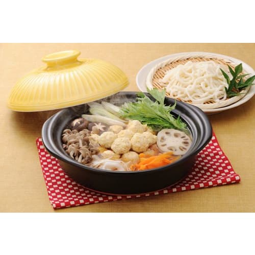 Banko Ware, Ginpo Pottery, Chrysanthemum Design Earthenware Pot (Lapis Lazuli Glaze, No. 8)