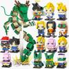 MOOXI Anime Series MOC Bricks BrickHeaded Figure Loong DIY Adult Building Blocks Set Model Kids Education Toys For Children Gift