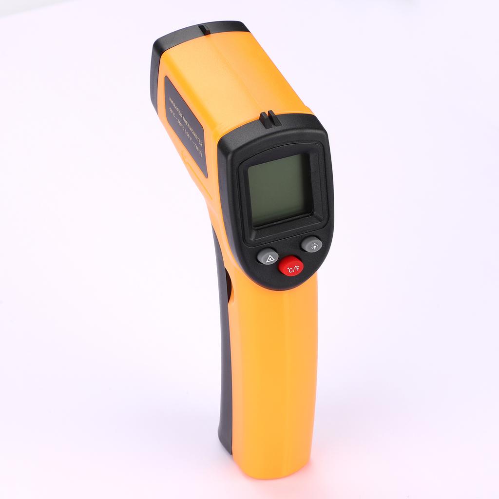 Инфракрасный термометр с ЖК-дисплеем, ручной тестер температуры -50-380℃