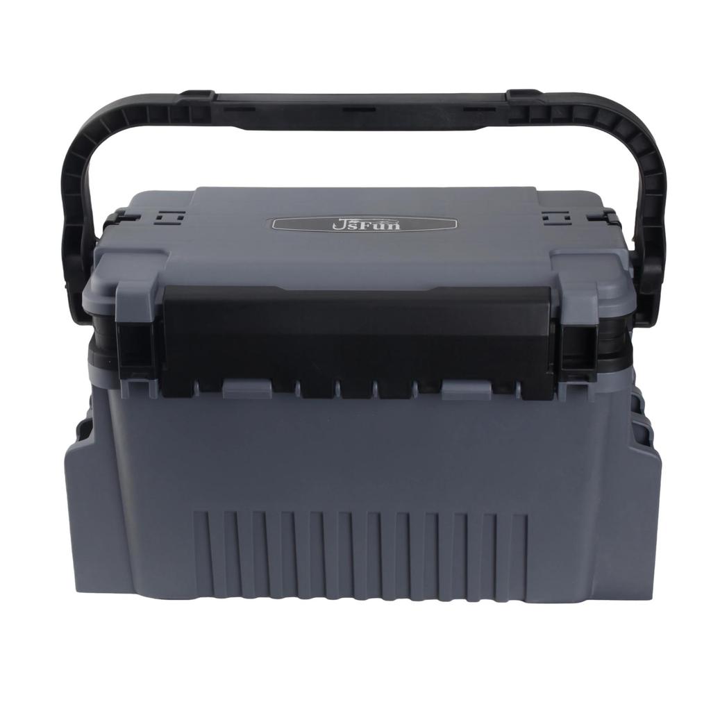 Fishing Lure and Bait Storage Box: Multi-layered, Large Capacity, Reinforced, Suitable for Sea and Rock Fishing.