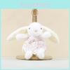 Cute Rabbit Plush Toy With Short Pile For Backpack Decor And Gifts
