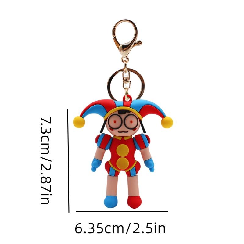 Удивительный цифровой цирк Силиконовый брелок-подвеска Идеально подходит для подарка на дни рождения, выпускные и многое другое!