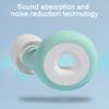 1 Pair Noise Reduction Ear Plugs with Ear Tips NRR 25dB Super Soft Silicone Reusable Hearing Protection Work Study Sleeping Earplugs