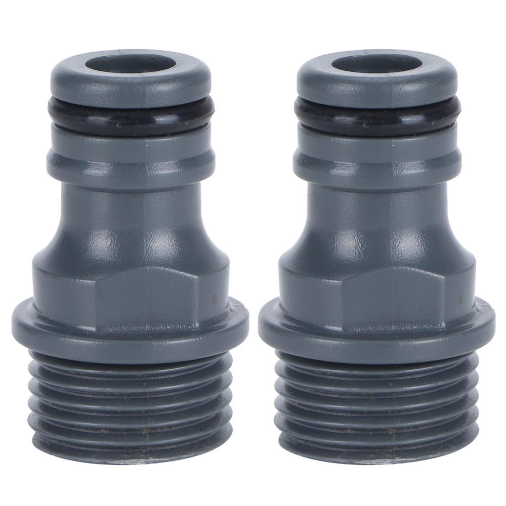 4PCS Plastic Garden Hose Nipple Quick Release G1/2 Male Thread Connector  Water Hose Connection