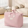 Pink Clothes Quilt Organizer Bag Large Capacity Weekend Travel Bag Durable Duffel Bag