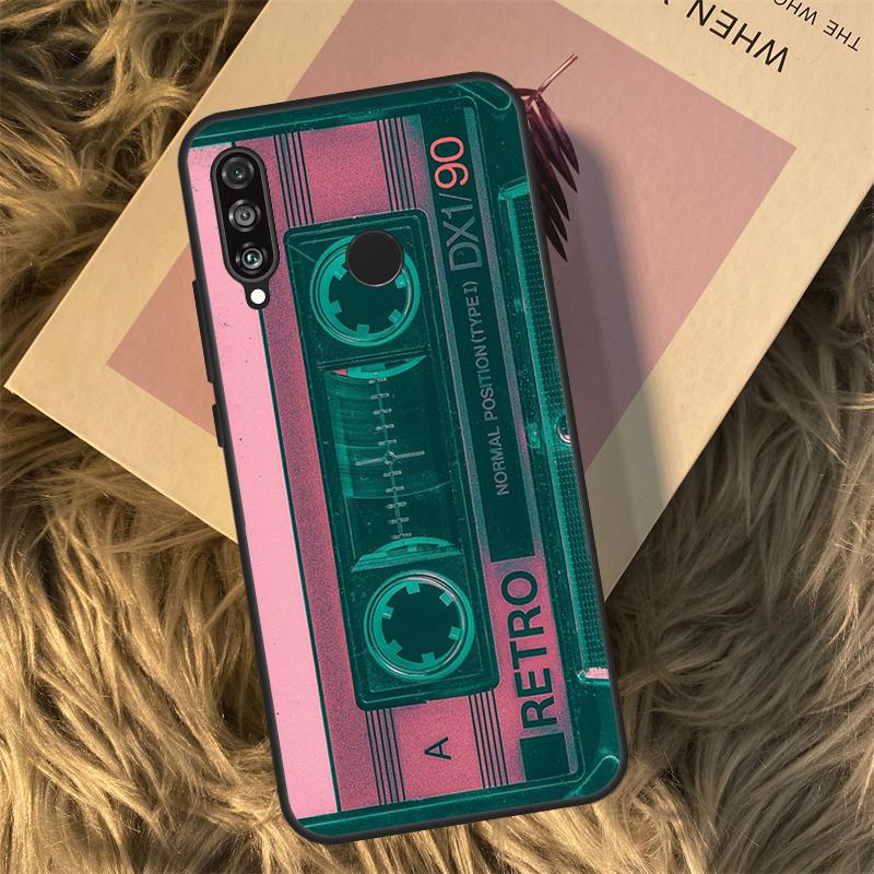 Ретро VHS Кассета Для Huawei Nova 3i 7i 8i 11i 12i 9 10 SE Y60 Y61 Y70 Y72 Y73 Y90 Y91 P20 P30 P40 Lite Чехол