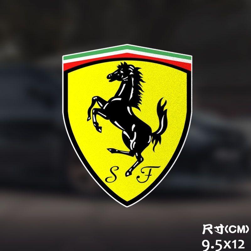 Car Creative Stickers Waterproof Sun-proof Decals For Ferrari LaFerrari 488 812 296 F430 SF90 360 F8 Racing Styling Accessories JG2