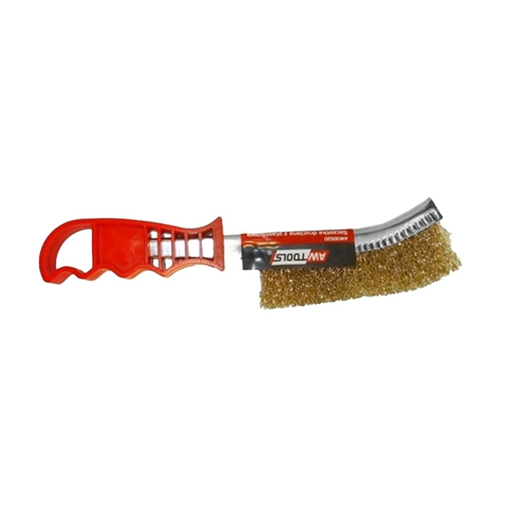 AW Tools Brassed Steel Wire Wire Brush