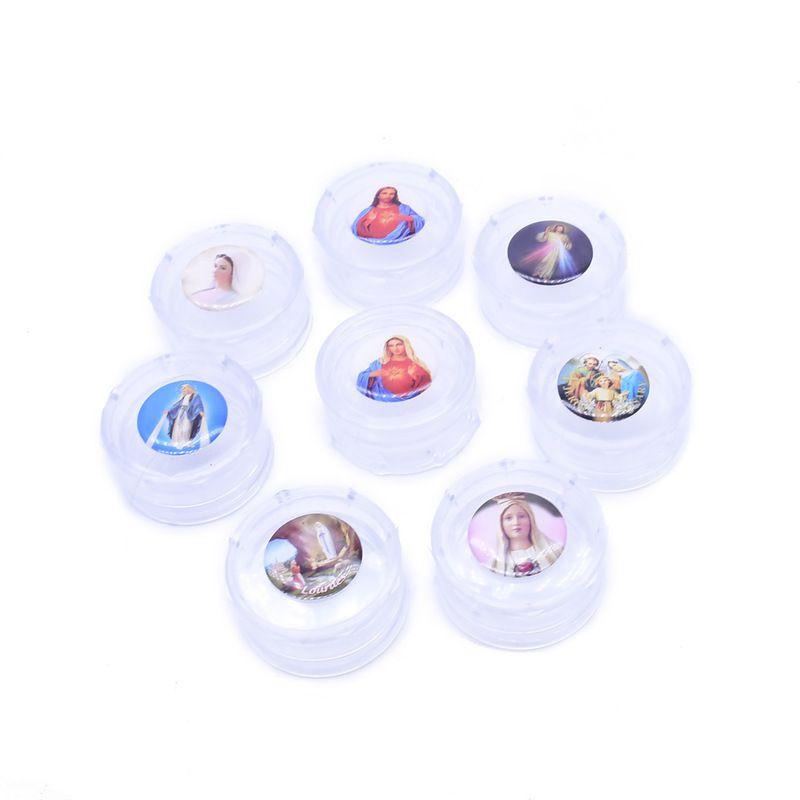 Durable Plastic Rosary Box With Unique Random Image For Baptism And Wedding Gifts