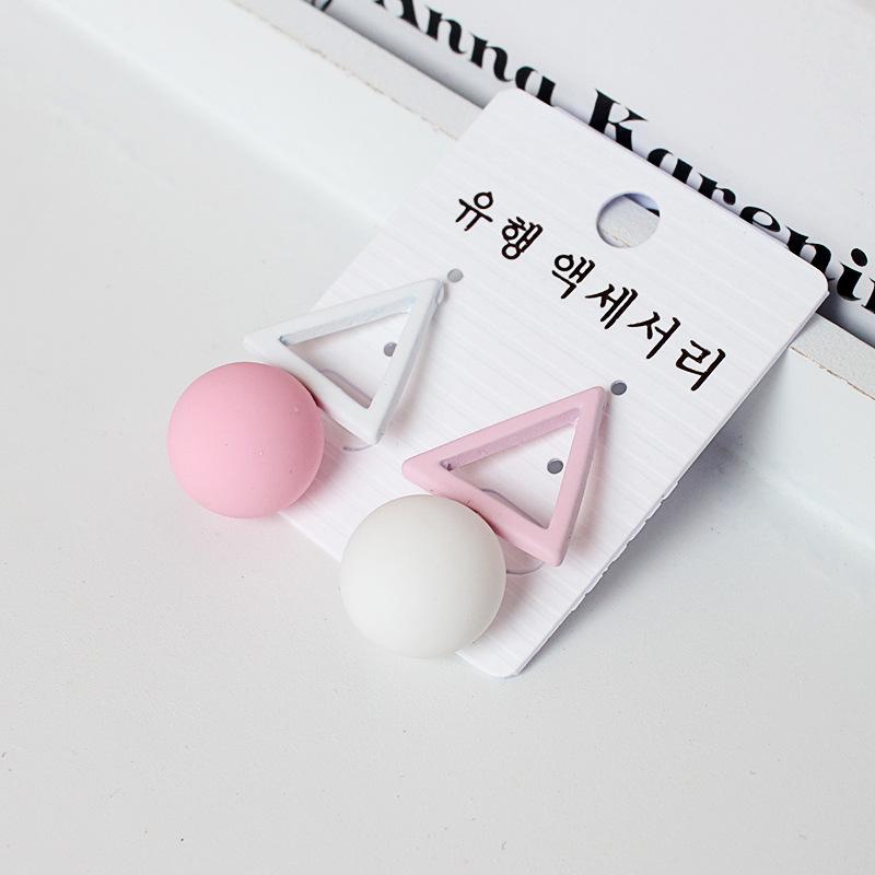 Серьги с геометрическими фигурами