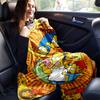Плед из мультфильма «Симпсоны», Короткий плюшевый милый теплый плед, Декор для гостиной дома, Диван, Четыре сезона, Путешествия