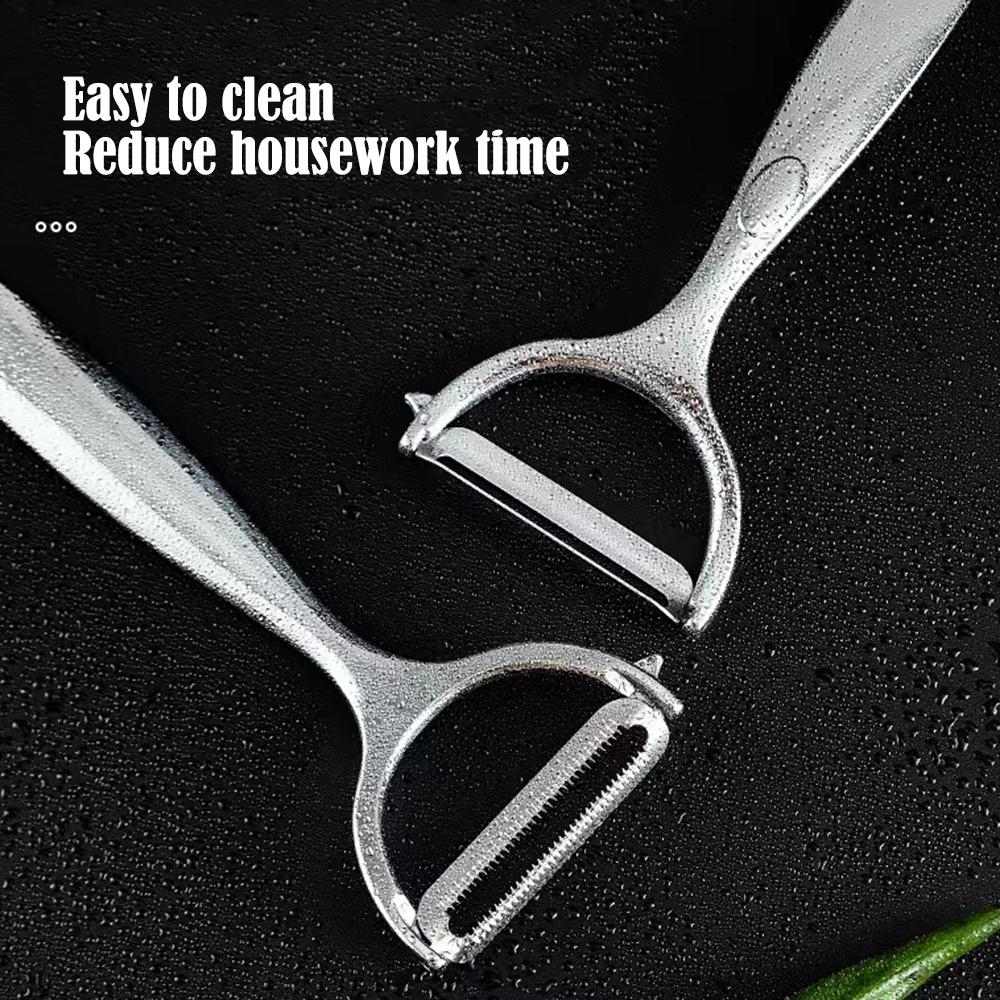 Нож для очистки овощей из нержавеющей стали оптом, тыквенный рубанок, кухонный нож из цинкового сплава для чистки фруктов и дынь, бытовой нож для чистки и скребка