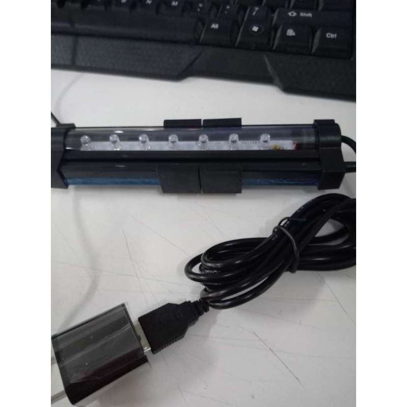 Светодиодный 7 цветов изменить аквариумный светильник для аквариума погружной светильник с воздушным пузырем